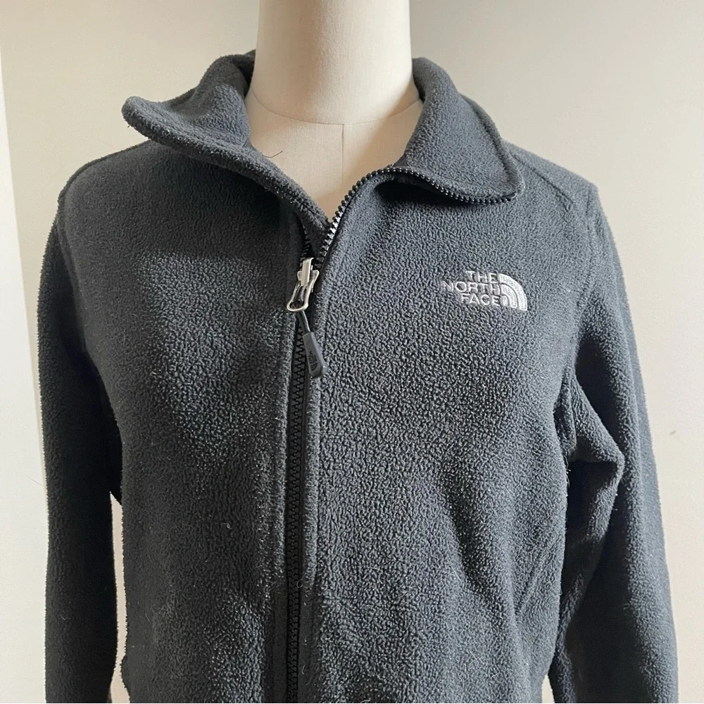 The North Face Women’s Black Full Zip Fleece Casual Jacket - Size Medium